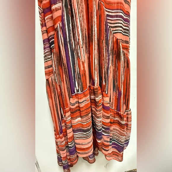 Misa Los Angeles Striped Multicolor Maxi Dress - Picture 6 of 10